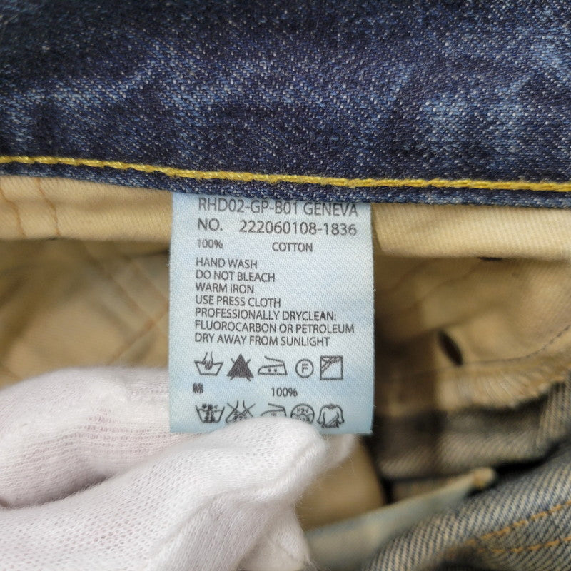 【中古品】【メンズ】 RON HERMAN DENIM ロンハーマン デニム RHD02-GP-B01 USA製 GENEVA DENIM PANTS ジュネーバ デニム パンツ ズボン ボトムス 152-260824-ya-03-izu サイズ：29×32 カラー：インディゴ 万代Net店