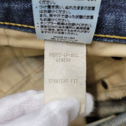 【中古品】【メンズ】 RON HERMAN DENIM ロンハーマン デニム RHD02-GP-B01 USA製 GENEVA DENIM PANTS ジュネーバ デニム パンツ ズボン ボトムス 152-260824-ya-03-izu サイズ：29×32 カラー：インディゴ 万代Net店