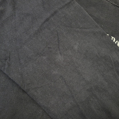 【中古品】【メンズ】 HARD ROCK CAFE ハードロックカフェ USA製 TRIBAL LOGO L S TEE トライバル ロゴ ロングスリーブ Tシャツ トップス 長袖 146-260906-ya-08-izu サイズ：L カラー：ブラック 万代Net店