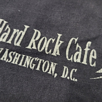【中古品】【メンズ】 HARD ROCK CAFE ハードロックカフェ USA製 TRIBAL LOGO L S TEE トライバル ロゴ ロングスリーブ Tシャツ トップス 長袖 146-260906-ya-08-izu サイズ：L カラー：ブラック 万代Net店