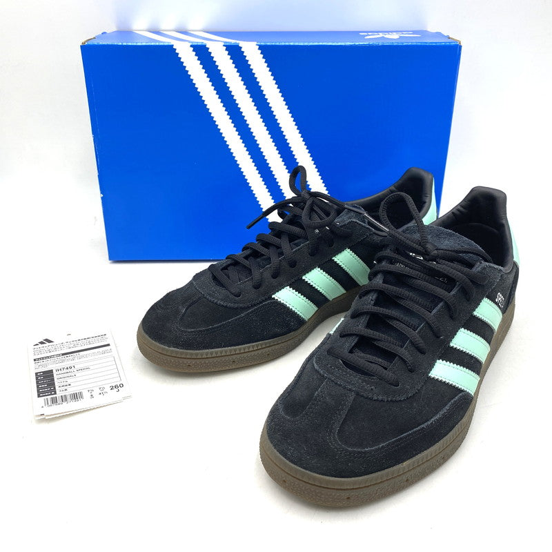 【中古品】【メンズ/レディース】 adidas アディダス HANDBALL SPEZIAL IH7491 ハンドボールスペツィアル スニーカー 靴 161-260903-as-18-izu サイズ：26cm カラー：CBLACK/CLEMIN/GUM5 万代Net店