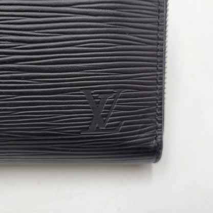 【中古品】【メンズ/レディース】 LOUIS VUITTON ルイ・ヴィトン M62643 エピ ジッピー オーガナイザー NM 179-260823-yn-06-izu カラー：ブラック 万代Net店