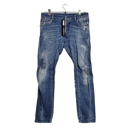 【中古品】【メンズ】 DSQUARED2 ディースクエアード S74LB0424 TIDY BIKER JEAN タイディ バイカー ジーン デニム パンツ ズボン ボトムス 152-260824-ya-02-izu サイズ：50 カラー：インディゴ 万代Net店