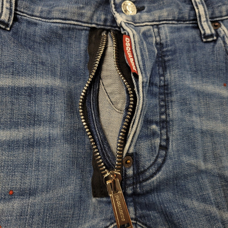 【中古品】【メンズ】 DSQUARED2 ディースクエアード S74LB0424 TIDY BIKER JEAN タイディ バイカー ジーン デニム パンツ ズボン ボトムス 152-260824-ya-02-izu サイズ：50 カラー：インディゴ 万代Net店