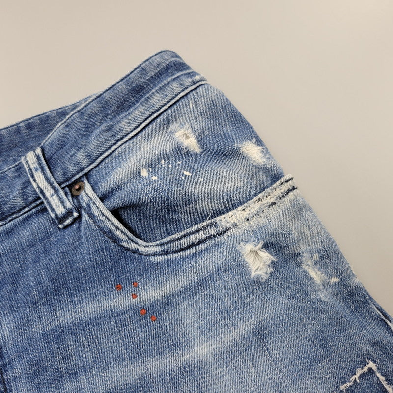 【中古品】【メンズ】 DSQUARED2 ディースクエアード S74LB0424 TIDY BIKER JEAN タイディ バイカー ジーン デニム パンツ ズボン ボトムス 152-260824-ya-02-izu サイズ：50 カラー：インディゴ 万代Net店