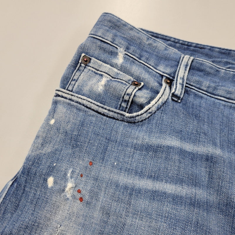 【中古品】【メンズ】 DSQUARED2 ディースクエアード S74LB0424 TIDY BIKER JEAN タイディ バイカー ジーン デニム パンツ ズボン ボトムス 152-260824-ya-02-izu サイズ：50 カラー：インディゴ 万代Net店