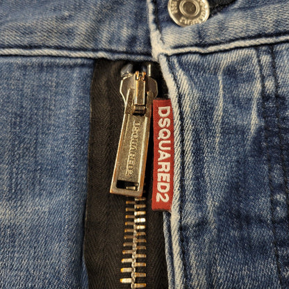 【中古品】【メンズ】 DSQUARED2 ディースクエアード S74LB0424 TIDY BIKER JEAN タイディ バイカー ジーン デニム パンツ ズボン ボトムス 152-260824-ya-02-izu サイズ：50 カラー：インディゴ 万代Net店