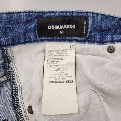 【中古品】【メンズ】 DSQUARED2 ディースクエアード S74LB0424 TIDY BIKER JEAN タイディ バイカー ジーン デニム パンツ ズボン ボトムス 152-260824-ya-02-izu サイズ：50 カラー：インディゴ 万代Net店