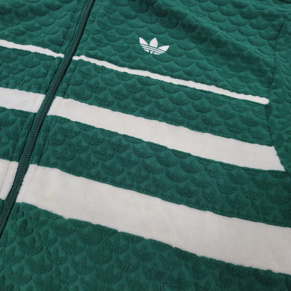【中古品】【メンズ】 adidas アディダス MONOGRAM TRACK JACKET JD0696 モノグラム トラックジャケット 148-260903-as-10-izu サイズ：S カラー：グリーン 万代Net店