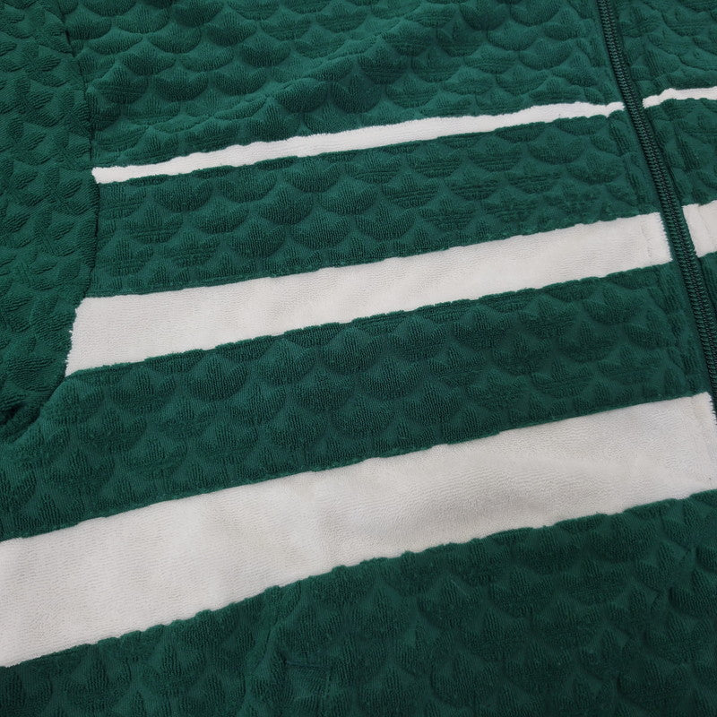 【中古品】【メンズ】 adidas アディダス MONOGRAM TRACK JACKET JD0696 モノグラム トラックジャケット 148-260903-as-10-izu サイズ：S カラー：グリーン 万代Net店