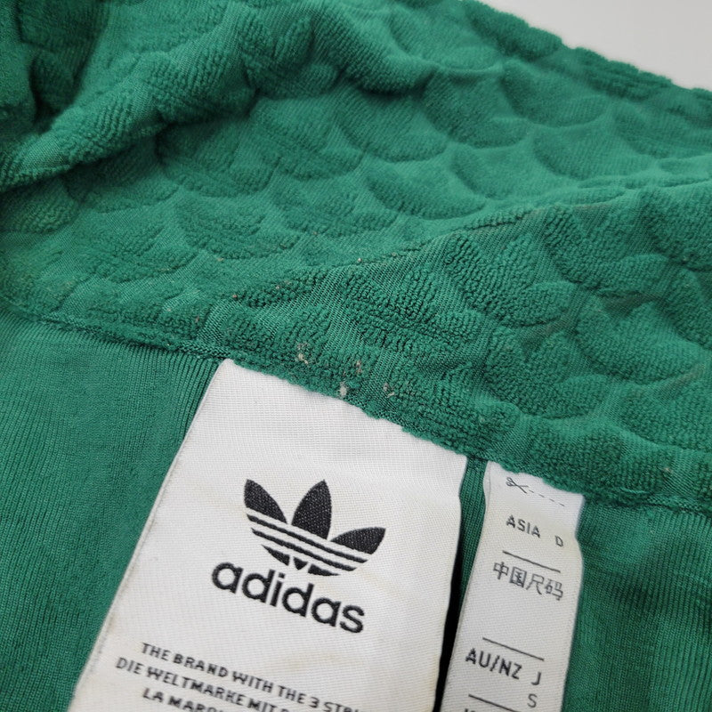 【中古品】【メンズ】 adidas アディダス MONOGRAM TRACK JACKET JD0696 モノグラム トラックジャケット 148-260903-as-10-izu サイズ：S カラー：グリーン 万代Net店