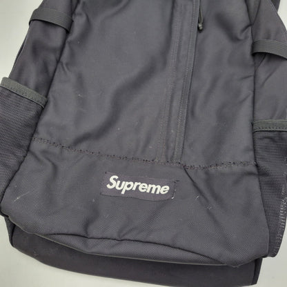 【現状渡し品】【メンズ/レディース】 SUPREME シュプリーム 18SS BACK PACK バック パック リュック カバン 188-260823-yn-02-izu カラー：ブラック 万代Net店