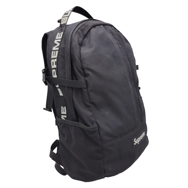 【現状渡し品】【メンズ/レディース】 SUPREME シュプリーム 18SS BACK PACK バック パック リュック カバン 188-260823-yn-02-izu カラー：ブラック 万代Net店