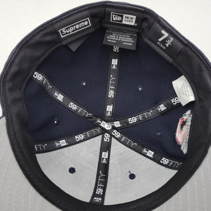 【中古品】【メンズ】 SUPREME シュプリーム 24FW GRINCH BOX LOGO NEW ERA グリンチ ボックス ロゴ ニューエラ キャップ 帽子 185-260823-yn-03-izu サイズ：7 3/4 カラー：ネイビー 万代Net店
