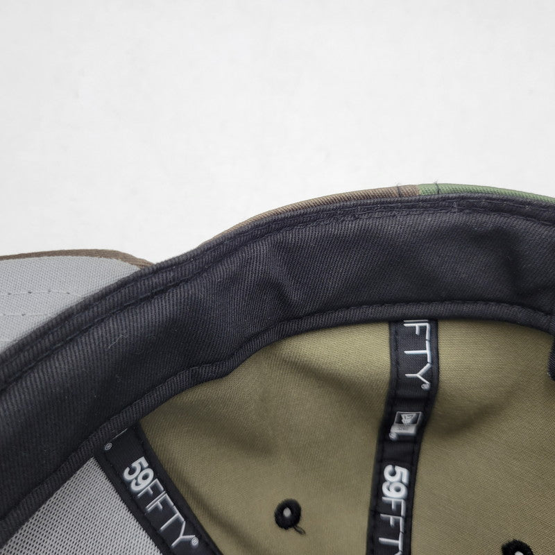 【中古品】【メンズ】 SUPREME シュプリーム 24FW SCREW BALL S LOGO NEW ERA スクリュー ボール エス ロゴ ニューエラ キャップ 帽子 185-260823-yn-04-izu サイズ：7 3/4 カラー：ウッドランドカモ 万代Net店