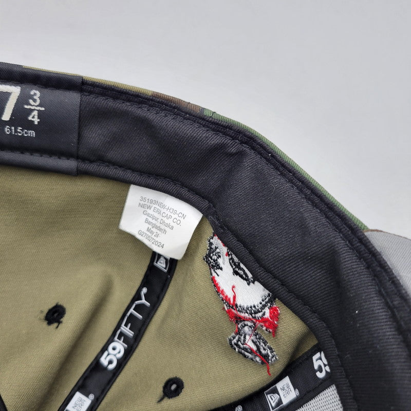 【中古品】【メンズ】 SUPREME シュプリーム 24FW SCREW BALL S LOGO NEW ERA スクリュー ボール エス ロゴ ニューエラ キャップ 帽子 185-260823-yn-04-izu サイズ：7 3/4 カラー：ウッドランドカモ 万代Net店
