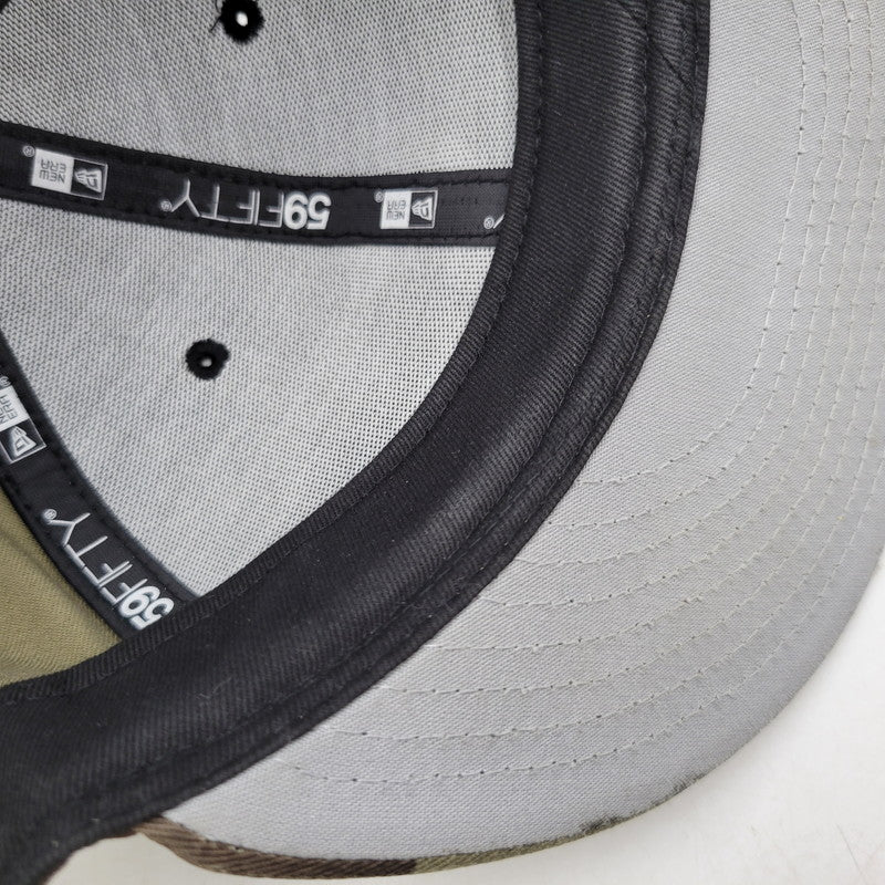 【中古品】【メンズ】 SUPREME シュプリーム 24FW SCREW BALL S LOGO NEW ERA スクリュー ボール エス ロゴ ニューエラ キャップ 帽子 185-260823-yn-04-izu サイズ：7 3/4 カラー：ウッドランドカモ 万代Net店