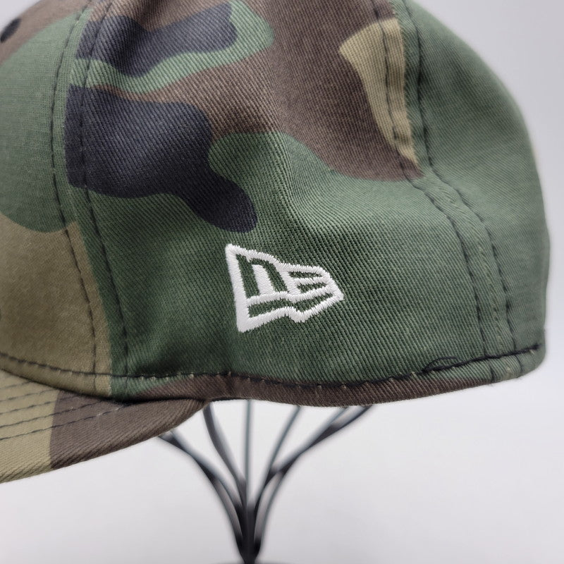 【中古品】【メンズ】 SUPREME シュプリーム 24FW SCREW BALL S LOGO NEW ERA スクリュー ボール エス ロゴ ニューエラ キャップ 帽子 185-260823-yn-04-izu サイズ：7 3/4 カラー：ウッドランドカモ 万代Net店