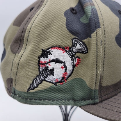 【中古品】【メンズ】 SUPREME シュプリーム 24FW SCREW BALL S LOGO NEW ERA スクリュー ボール エス ロゴ ニューエラ キャップ 帽子 185-260823-yn-04-izu サイズ：7 3/4 カラー：ウッドランドカモ 万代Net店