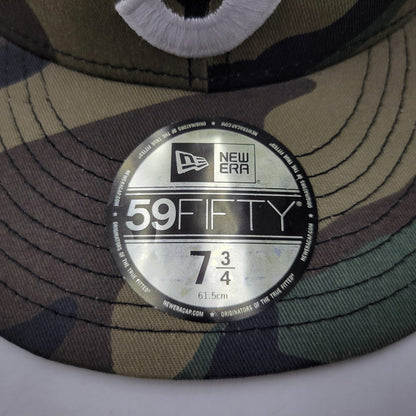 【中古品】【メンズ】 SUPREME シュプリーム 24FW SCREW BALL S LOGO NEW ERA スクリュー ボール エス ロゴ ニューエラ キャップ 帽子 185-260823-yn-04-izu サイズ：7 3/4 カラー：ウッドランドカモ 万代Net店