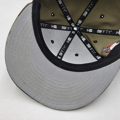 【中古品】【メンズ】 SUPREME シュプリーム 24FW SCREW BALL S LOGO NEW ERA スクリュー ボール エス ロゴ ニューエラ キャップ 帽子 185-260823-yn-04-izu サイズ：7 3/4 カラー：ウッドランドカモ 万代Net店