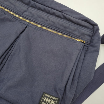 【中古品】【メンズ/レディース】 PORTER ポーター DRAFT SHOULDER BAG(L) 656-06173 ドラフト ショルダーバッグ カバン 鞄 188-260826-ay-01-izu カラー：ネイビー 万代Net店