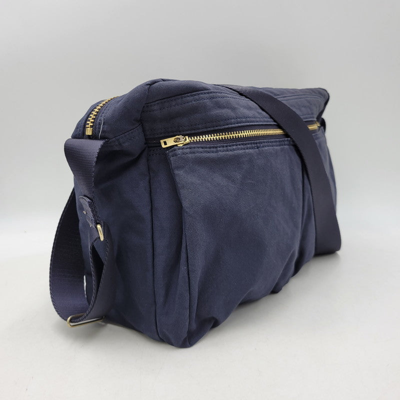 【中古品】【メンズ/レディース】 PORTER ポーター DRAFT SHOULDER BAG(L) 656-06173 ドラフト ショルダーバッグ カバン 鞄 188-260826-ay-01-izu カラー：ネイビー 万代Net店