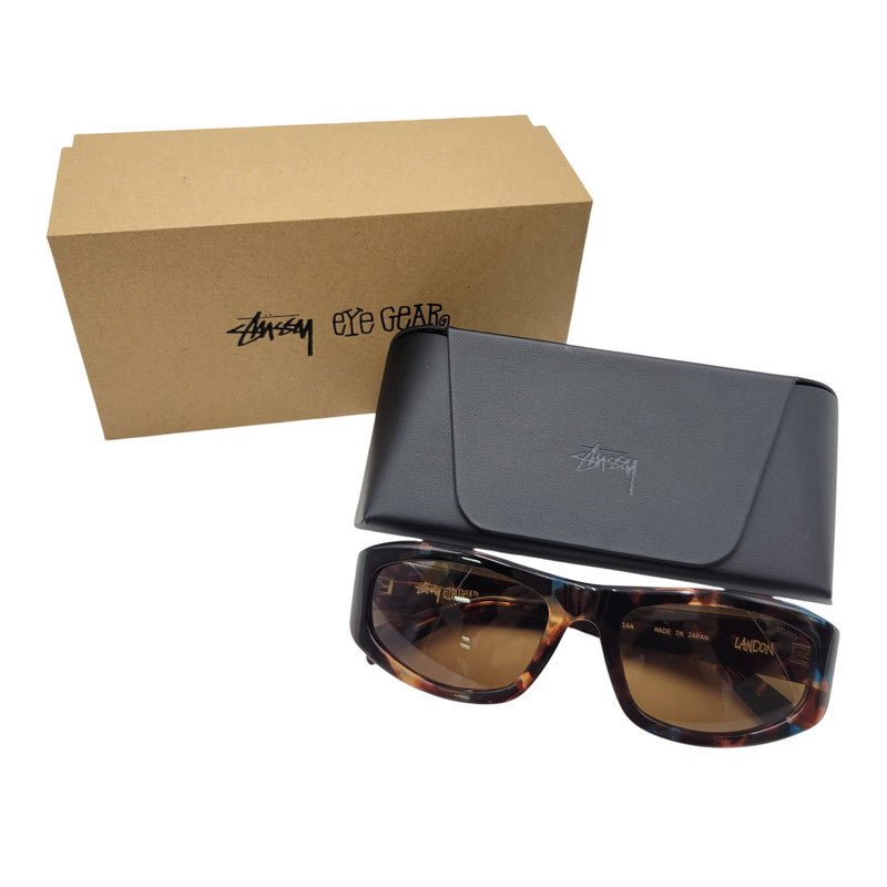 【中古品】【メンズ/レディース】 STUSSY ステューシー EYE GEAR LANDON SUNGLASSES アイギア ランドン サングラス 小物 服飾雑貨 203-260826-ay-08-izu カラー：ブラウン系 万代Net店