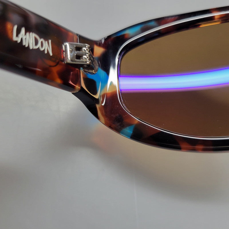 【中古品】【メンズ/レディース】 STUSSY ステューシー EYE GEAR LANDON SUNGLASSES アイギア ランドン サングラス 小物 服飾雑貨 203-260826-ay-08-izu カラー：ブラウン系 万代Net店
