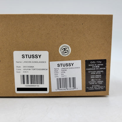 【中古品】【メンズ/レディース】 STUSSY ステューシー EYE GEAR LANDON SUNGLASSES アイギア ランドン サングラス 小物 服飾雑貨 203-260826-ay-08-izu カラー：ブラウン系 万代Net店