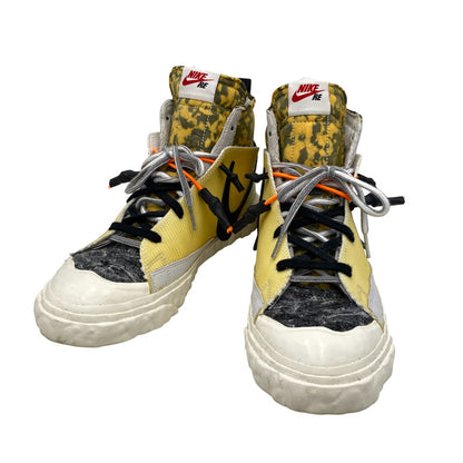 【中古品】【メンズ】 NIKE ナイキ × READYMADE レディメイド BLAZER MID CZ33589-100 ブレイザー ミッド スニーカー 靴 160-260903-as-16-izu サイズ：26.5cm カラー：WHITE/BLACK-PURE PLATINUM 万代Net店