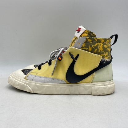 【中古品】【メンズ】 NIKE ナイキ × READYMADE レディメイド BLAZER MID CZ33589-100 ブレイザー ミッド スニーカー 靴 160-260903-as-16-izu サイズ：26.5cm カラー：WHITE/BLACK-PURE PLATINUM 万代Net店
