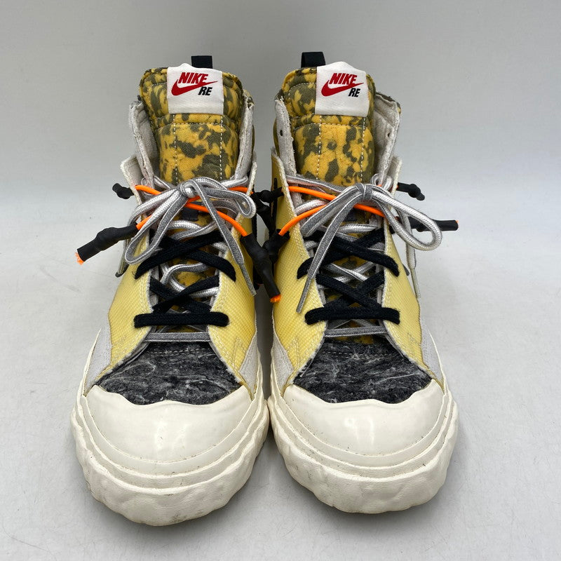 【中古品】【メンズ】 NIKE ナイキ × READYMADE レディメイド BLAZER MID CZ33589-100 ブレイザー ミッド スニーカー 靴 160-260903-as-16-izu サイズ：26.5cm カラー：WHITE/BLACK-PURE PLATINUM 万代Net店