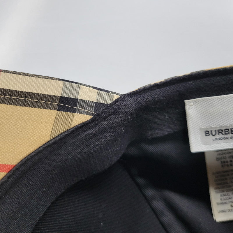 【中古品】【メンズ/レディース】 BURBERRY バーバリー BASEBALL CAP ITFACPRO15CHI 8017283 ベースボールキャップ 国内正規 帽子 服飾雑貨 183-260826-ay-11-izu サイズ：M カラー：ベージュ 万代Net店