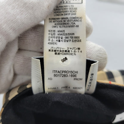 【中古品】【メンズ/レディース】 BURBERRY バーバリー BASEBALL CAP ITFACPRO15CHI 8017283 ベースボールキャップ 国内正規 帽子 服飾雑貨 183-260826-ay-11-izu サイズ：M カラー：ベージュ 万代Net店