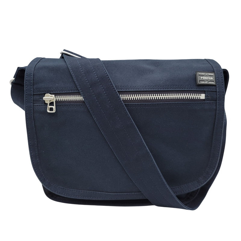 【中古品】【メンズ/レディース】 PORTER ポーター NAKED SHOULDER BAG(M) 667-19472 ネイキッド ショルダーバッグ カバン 鞄 188-260826-ay-02-izu カラー：ネイビー 万代Net店