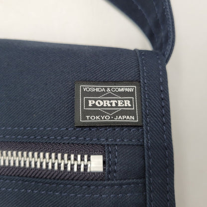 【中古品】【メンズ/レディース】 PORTER ポーター NAKED SHOULDER BAG(M) 667-19472 ネイキッド ショルダーバッグ カバン 鞄 188-260826-ay-02-izu カラー：ネイビー 万代Net店