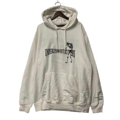 【中古品】【メンズ】 OFF-WHITE オフホワイト×UNDERCOVER アンダーカバー OMBB046G19762010 19AW SKELETON RVRS HOODIE スケルトン フーディー トップス 長袖 142-260825-cs-13-izu サイズ：XL カラー：ホワイト 万代Net店