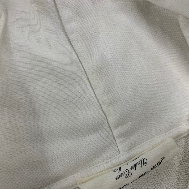 【中古品】【メンズ】 OFF-WHITE オフホワイト×UNDERCOVER アンダーカバー OMBB046G19762010 19AW SKELETON RVRS HOODIE スケルトン フーディー トップス 長袖 142-260825-cs-13-izu サイズ：XL カラー：ホワイト 万代Net店