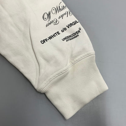 【中古品】【メンズ】 OFF-WHITE オフホワイト×UNDERCOVER アンダーカバー OMBB046G19762010 19AW SKELETON RVRS HOODIE スケルトン フーディー トップス 長袖 142-260825-cs-13-izu サイズ：XL カラー：ホワイト 万代Net店