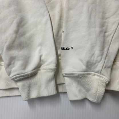 【中古品】【メンズ】 OFF-WHITE オフホワイト×UNDERCOVER アンダーカバー OMBB046G19762010 19AW SKELETON RVRS HOODIE スケルトン フーディー トップス 長袖 142-260825-cs-13-izu サイズ：XL カラー：ホワイト 万代Net店