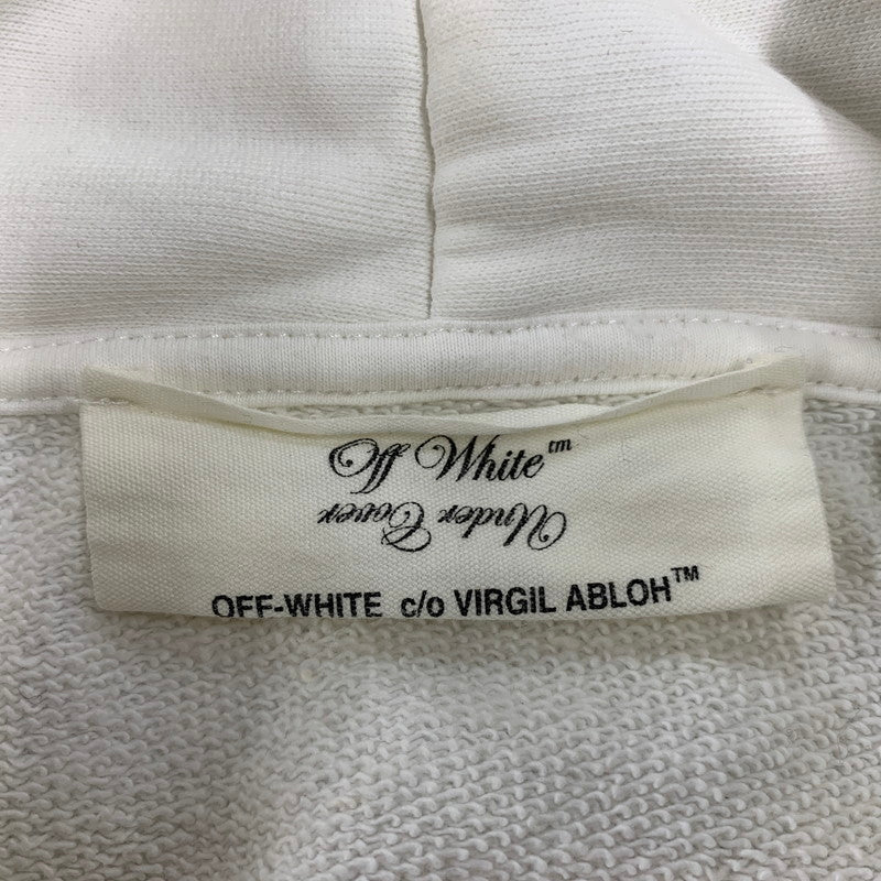 【中古品】【メンズ】 OFF-WHITE オフホワイト×UNDERCOVER アンダーカバー OMBB046G19762010 19AW SKELETON RVRS HOODIE スケルトン フーディー トップス 長袖 142-260825-cs-13-izu サイズ：XL カラー：ホワイト 万代Net店