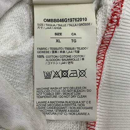 【中古品】【メンズ】 OFF-WHITE オフホワイト×UNDERCOVER アンダーカバー OMBB046G19762010 19AW SKELETON RVRS HOODIE スケルトン フーディー トップス 長袖 142-260825-cs-13-izu サイズ：XL カラー：ホワイト 万代Net店
