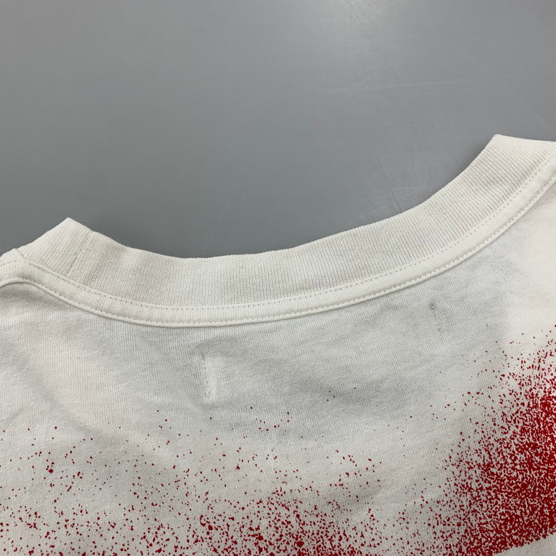 【中古品】【メンズ】 OFF-WHITE オフホワイト OMAA027E20JER006 STENCIL SS SLIM TEE ステンシル ショートスリーブ スリム Tシャツ トップス 半袖 142-260825-cs-15-izu サイズ：L カラー：ホワイト 万代Net店