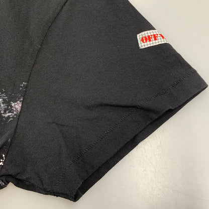 【中古品】【メンズ】 OFF-WHITE オフホワイト OMAA002G20JER008/21SS GALAXY BRUSHED ARROWS TEE ギャラクシー ブラッシュド アロー Tシャツ トップス 半袖 142-260825-cs-14-izu サイズ：M カラー：ブラック 万代Net店