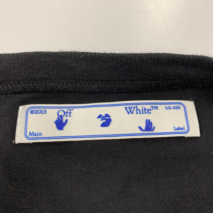 【中古品】【メンズ】 OFF-WHITE オフホワイト OMAA002G20JER008/21SS GALAXY BRUSHED ARROWS TEE ギャラクシー ブラッシュド アロー Tシャツ トップス 半袖 142-260825-cs-14-izu サイズ：M カラー：ブラック 万代Net店