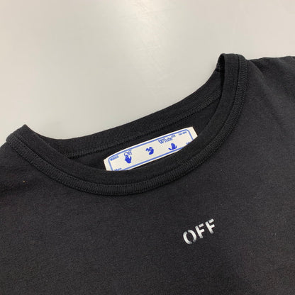 【中古品】【メンズ】 OFF-WHITE オフホワイト OMAA002G20JER008/21SS GALAXY BRUSHED ARROWS TEE ギャラクシー ブラッシュド アロー Tシャツ トップス 半袖 142-260825-cs-14-izu サイズ：M カラー：ブラック 万代Net店