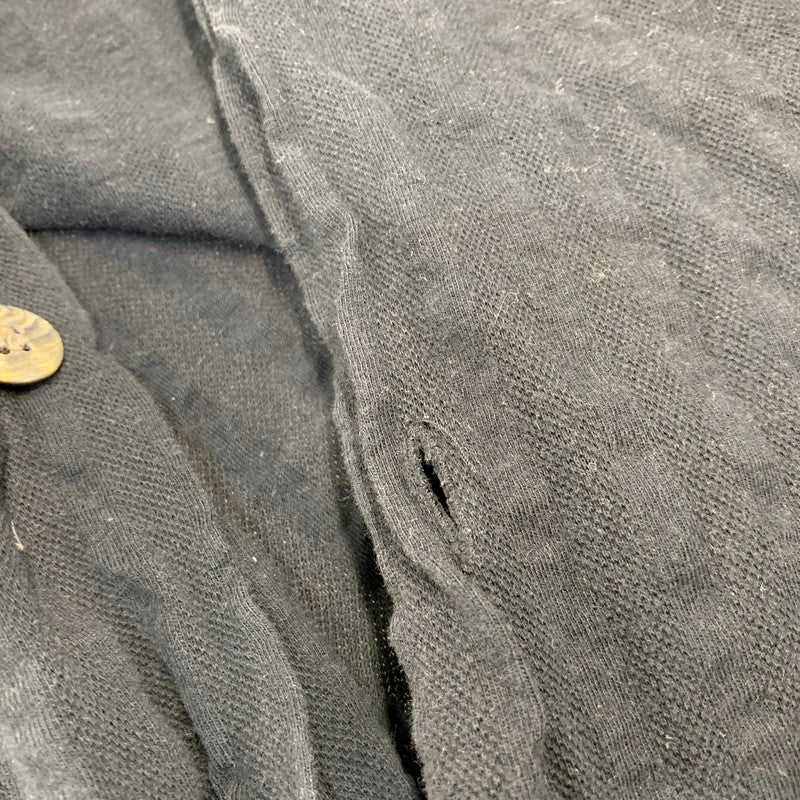 【中古品】【メンズ】 Y'S FOR MEN ワイズ フォー メン HERRINGBONE OPEN COLLAR SS SHIRT ヘリンボーン オープン カラー ショートスリーブ シャツ トップス 半袖 140-260905-cs-26-izu サイズ：不明 カラー：ブラック 万代Net店