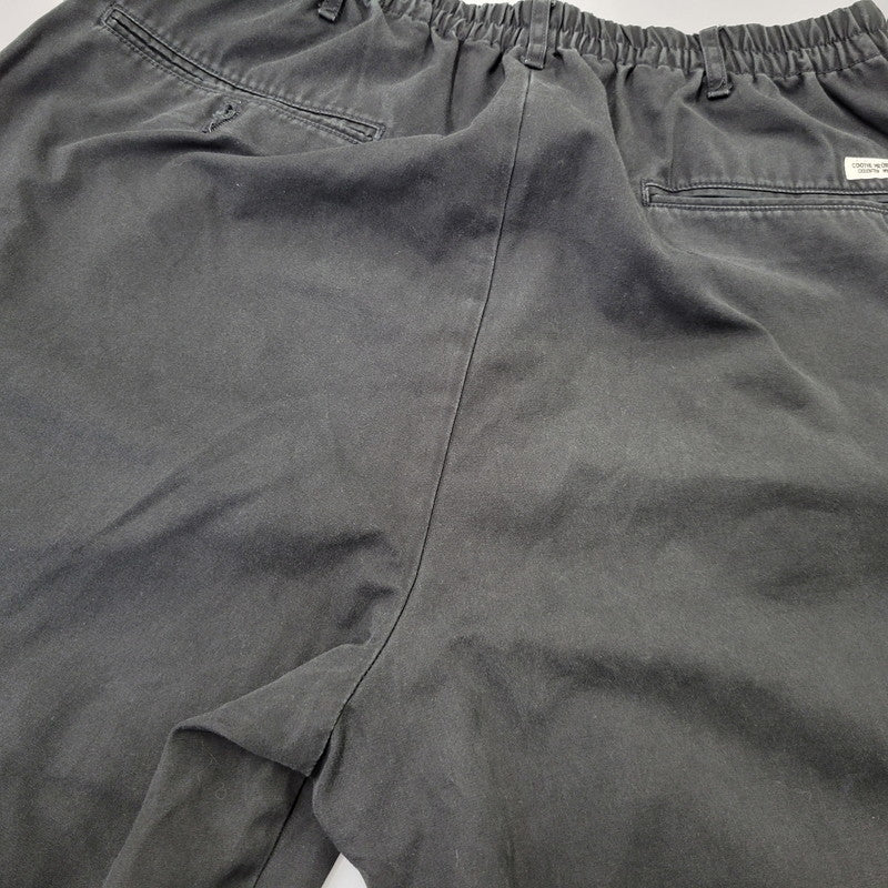 【中古品】【メンズ】 COOTIE PRODUCTIONS クーティー プロダクションズ 2-TUCK タック CROPPED PANTS クロップドパンツ ズボン ボトムス 153-260906-ya-05-izu サイズ：M カラー：ブラック 万代Net店
