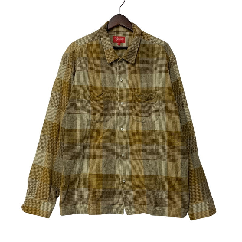 【中古品】【メンズ】 SUPREME シュプリーム 21AW PLAID FLANNEL SHIRT プレイド フランネル シャツ トップス 長袖 149-260825-cs-02-izu サイズ：XL カラー：マルチ 万代Net店